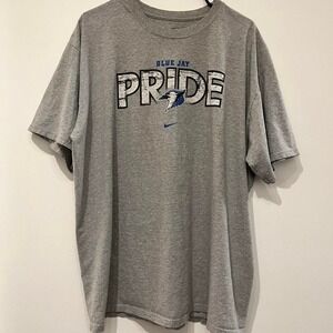 Y2K Blue Jay Center Swoosh Tee
